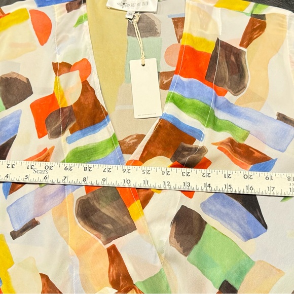 Just Bee Queen Colorful Hana Crop Top, NWT, Size XS - Picture 9 of 10